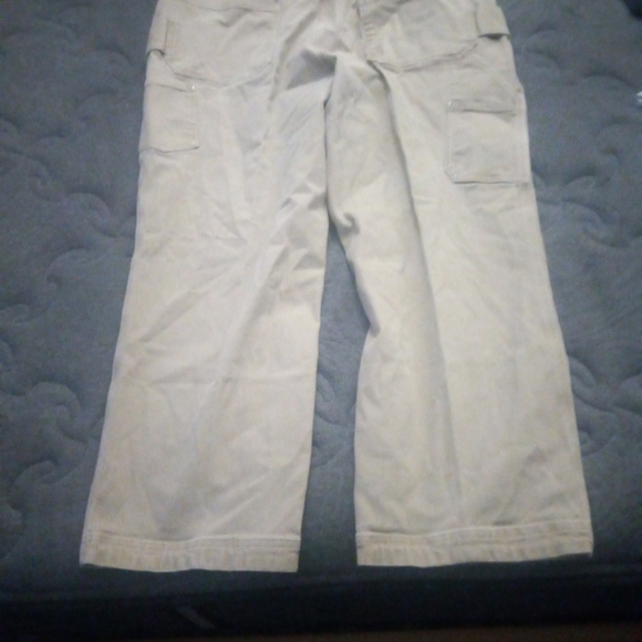 Duluth Trading Co Khaki Burly Flex Fires Hose Cargo Pants Men’s Size 42x30 - Picture 8 of 10